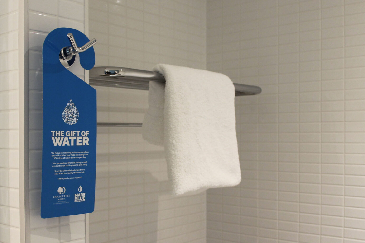 Water in hotels Save and donate