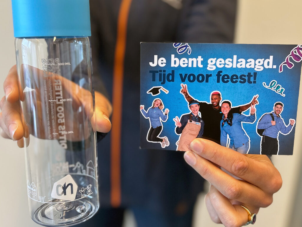 Albert Heijn and i-did Bottle Made Blue