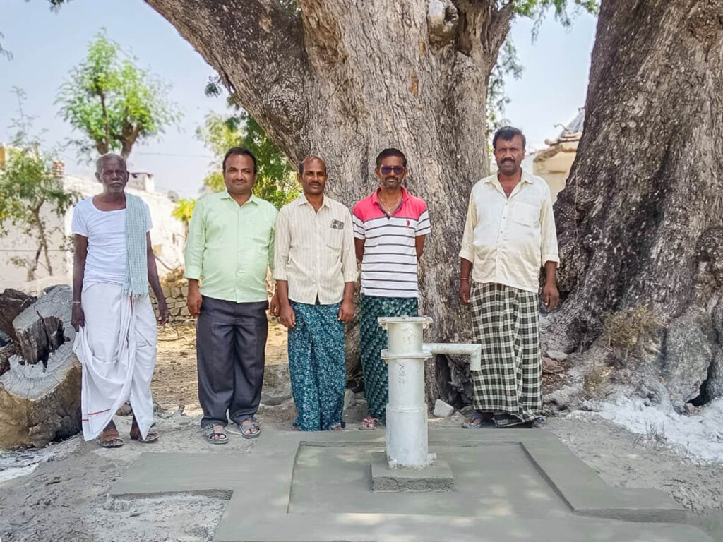 India borewell construction