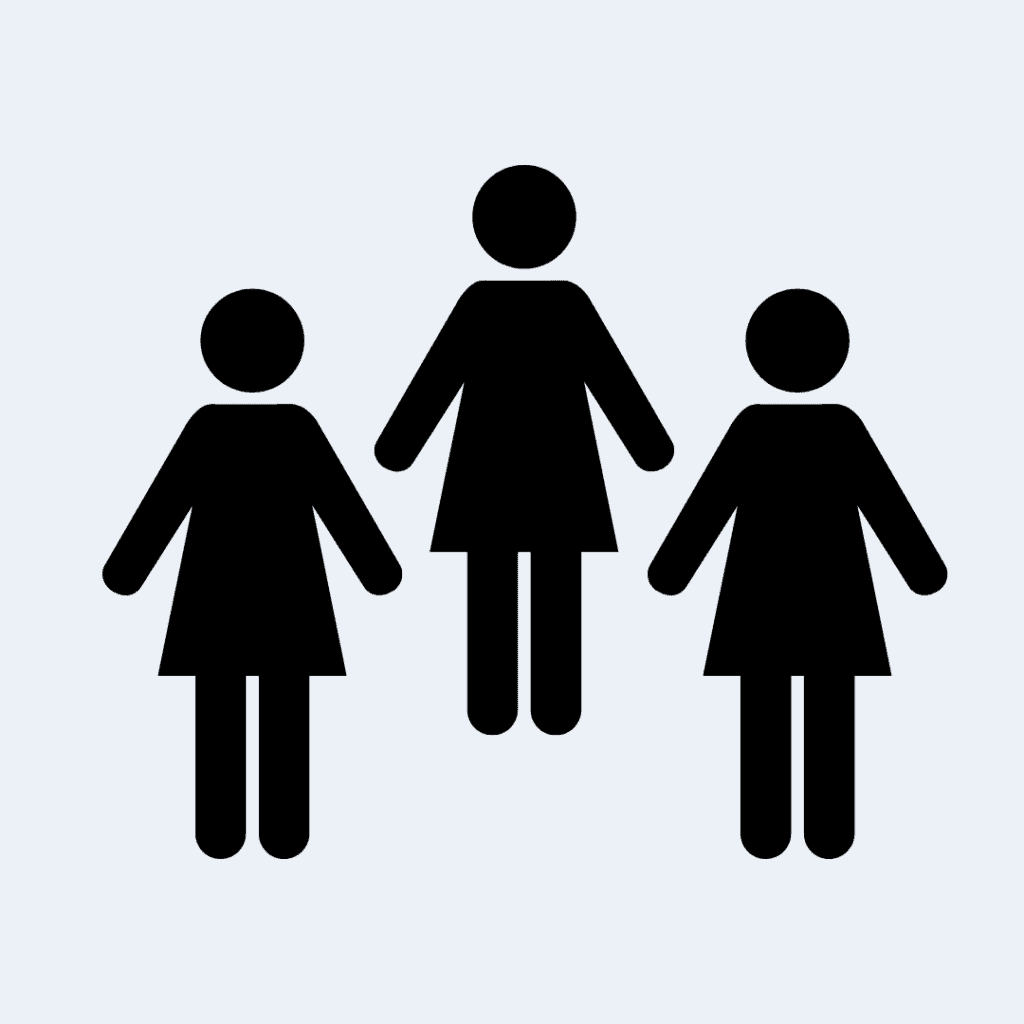 Group of women icon
