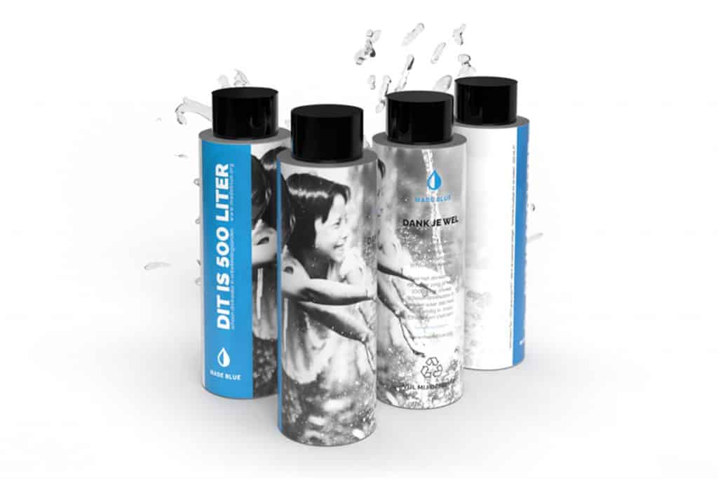 Bottled water - Made Blue Foundation